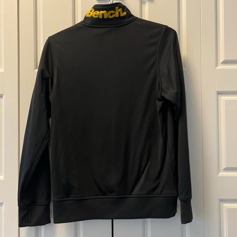 Bench Kids Track Jacket | Black Yellow Zip | Size 13–14 YRS - Picture 2 of 5
